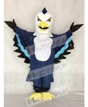 Cute Dark Blue Thunderbird Mascot Costume