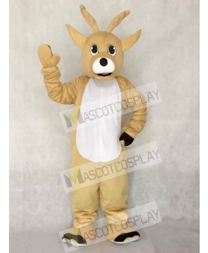 Cute Jolly Reindeer Deer Mascot Costume