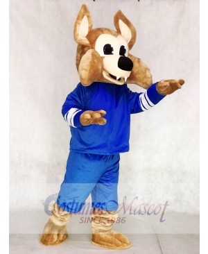 Custom Color Blue Arizona Coyotes Howler the Coyote Wolf Mascot Costumes