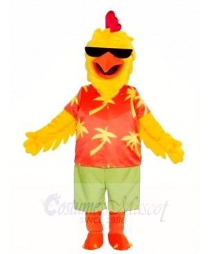 Hawaii Beach Rooster Mascot Costumes Poultry