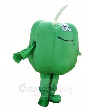 Green Pepper Mascot Costumes Vegetable Plant 