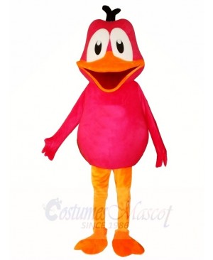 Pink Duck Mascot Costumes Bird Poultry 