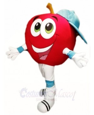 Red Apple Mascot Costumes Fruit Food Plant