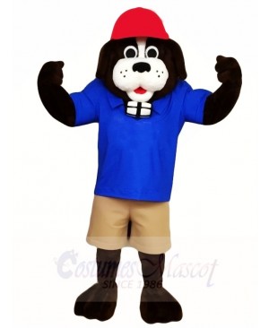 Saint Bernard Dog Mascot Costumes Animal 