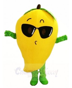 Mango with Sunglasses Mascot Costumes Fruit 