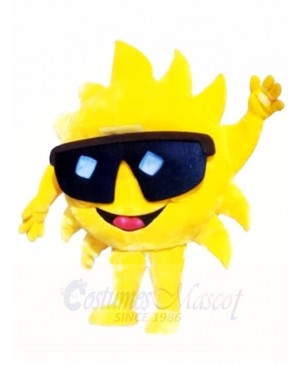 Mr. Sunshine with Sunglasses Mascot Costumes  