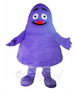 Purple Grimace Monster Ghost Mascot Costumes