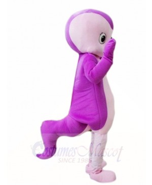 Purple Snake Mascot Costumes Animal 