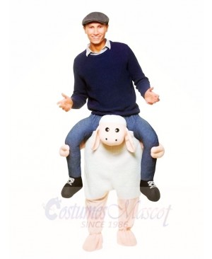 Piggy Back Sheep Carry Me Ride on Lamb Mascot Costumes Halloween