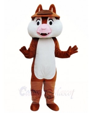 Two Teeth Squirrel Mascot Costumes Animal