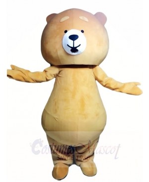 Brown Teddy Bear Mascot Costumes Animal