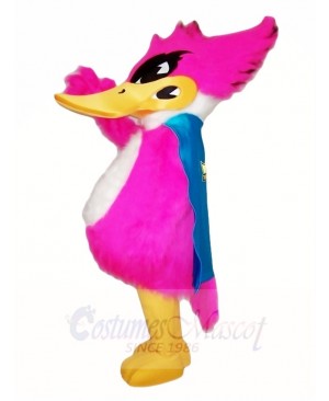 Pink Thrush Mascot Costumes Bird Animal