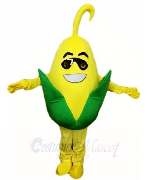 Corn Maize with Sunglasses Mascot Costumes Plant Grain