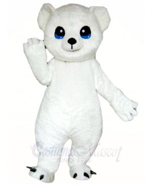 White Polar Bear Mascot Costumes Animal 