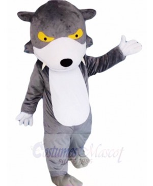 Gray Wolf Mascot Costumes Animal 