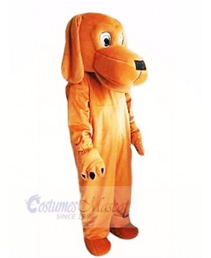 Brown Dog with Long Ears Mascot Costumes Cartoon