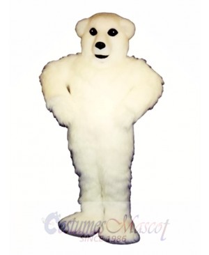 Happy Polar Bear Mascot Costume