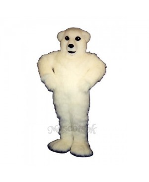 Happy Polar Bear Mascot Costume