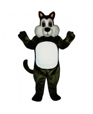 Cute Comic Cat Mascot Costume