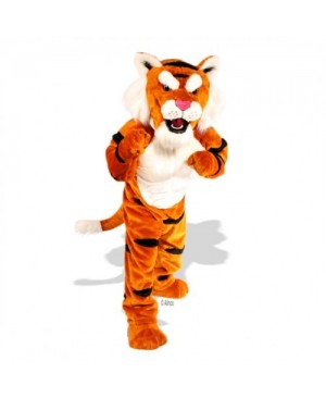 Cute Power Tiger Mascot Costume