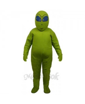 Green Alien Mascot Costume