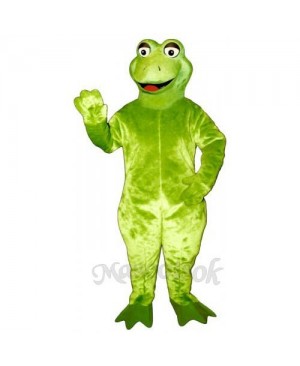 Leaping Frog Mascot Costume