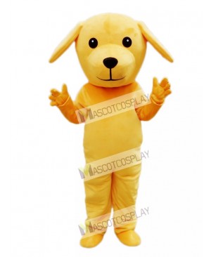 Yellow Dog Mascot Costume