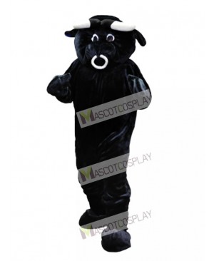 Black Bull Mascot Costume