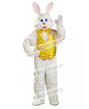 White Bunny Easter Rabbit Mascot Costume