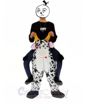 Piggyback Cow Carry Me Ride Dairy Cattle Mascot Costume