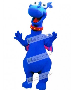 Blue Dragon Stuffy Mascot Costume