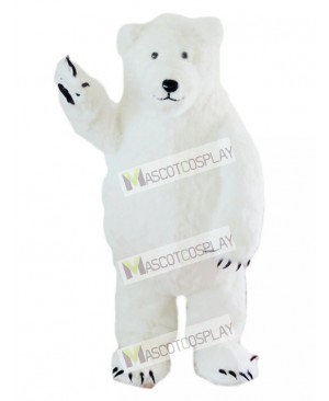 White Polar Bear Mascot Costume