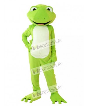 Green Frog Mascot Costume