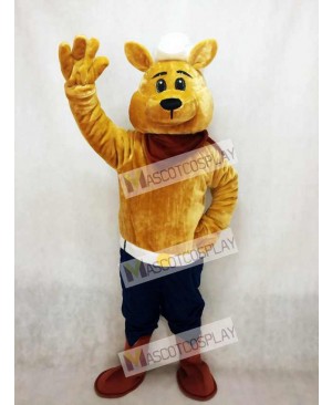 Coyote Wolf Cowboy Mascot Costume