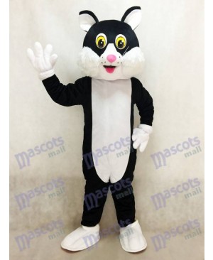 Black Cartoon Cat Mascot Costume