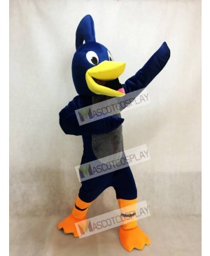 Adult Navy Blue Roadrunner Mascot Costume