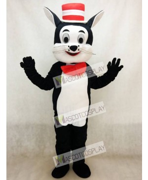 Cat in the Hat Mascot Costume Cartoon