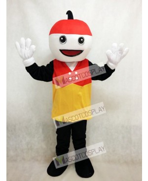 Sparky Mascot Costume with the Red Hat