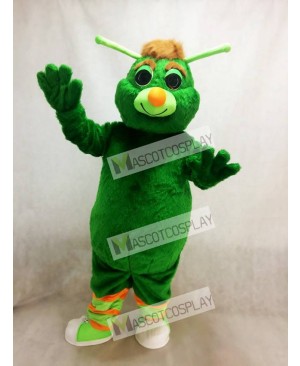Funny Green Grasshopper Mascot Costume