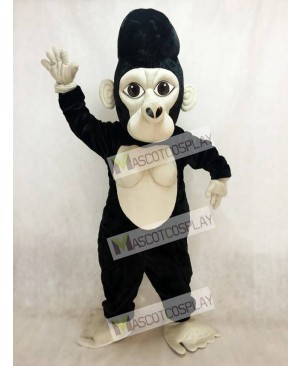 New Black Silverback Gorilla Mascot Costume