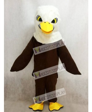 New Brown Feather Eagle Mascot Adult Costume Animal