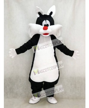 Black Cat Mascot Costume
