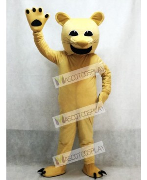 Tan Cougar Mascot Costume