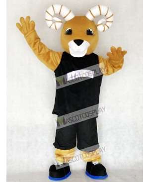 Sport Team Ram Ryerson Mascot Costume in Black Suit