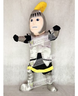 Adult Silver Knight College of St Rose Mascot Costume