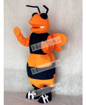 Orange and Navy Blue Adult Hornet Bee Mascot Costume
