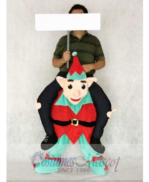 Elf Carry Me Piggy Back Ride On Novelty Mascot Costume