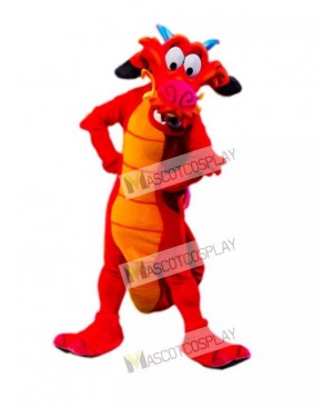 Red Legendary Dragon Mascot Costume