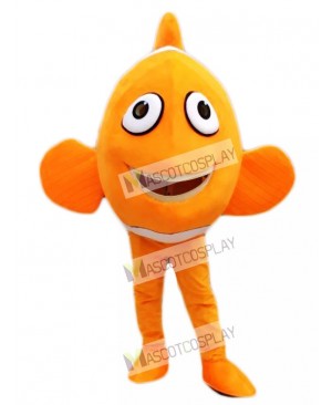 Orange Ocellaris Clownfish Mascot Costume Cartoon Character Halloween