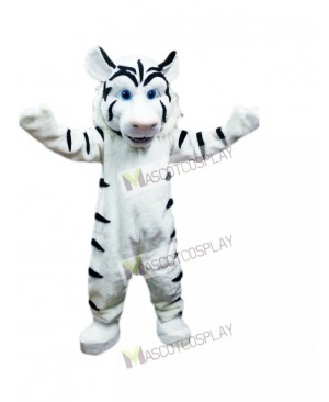 White Tiger Mascot Costume